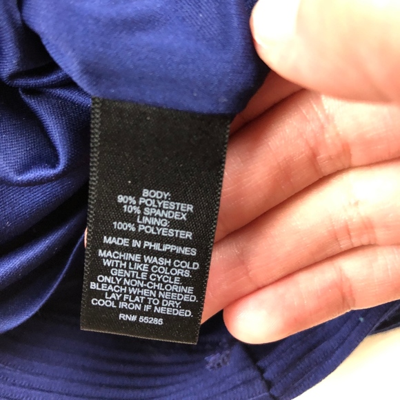 EXPRESS Fitted Royal Blue Work Dress, Size 0 - Picture 8 of 8